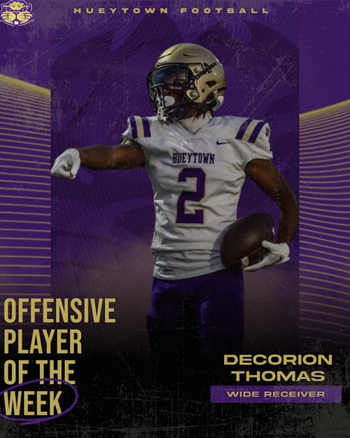 Week #5- Offensive Player of the Week