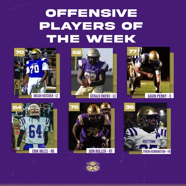 Week #8- Offensive Player of the Week